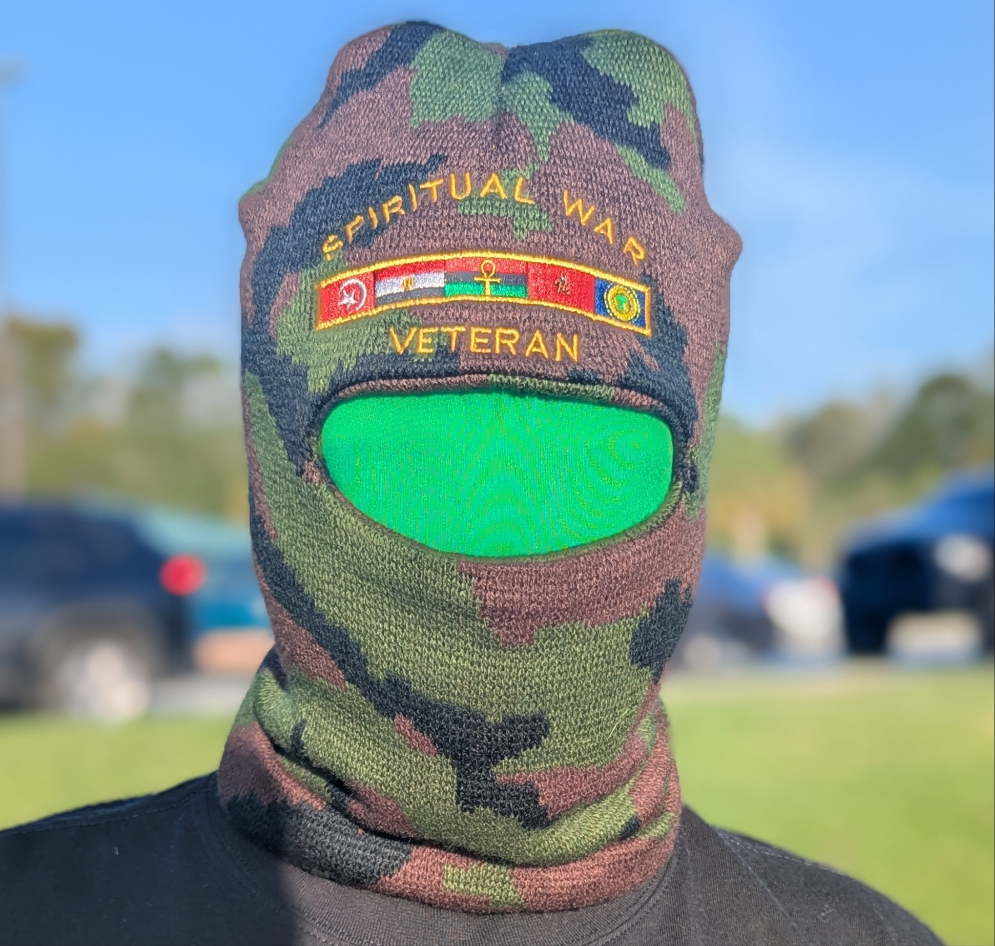 Spiritual War Veteran Ski Mask